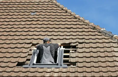 Pose de velux à Trizay